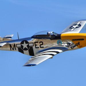 Maquetas hechas - north-american-p-51-mustang Vista lateral volando
