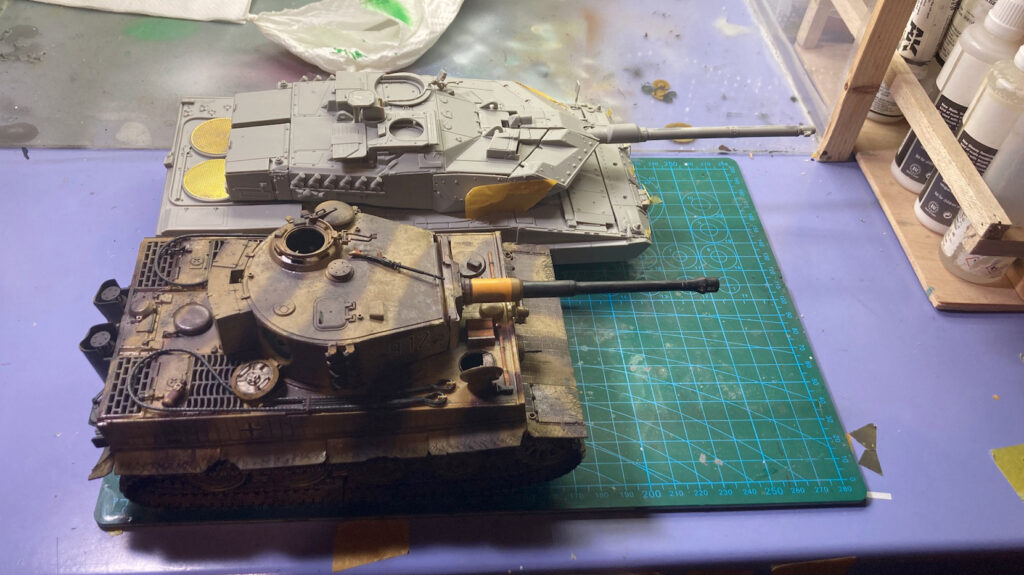 Maquetas Hechas - Leopardo 2 E vs Panzer VI Tiger
