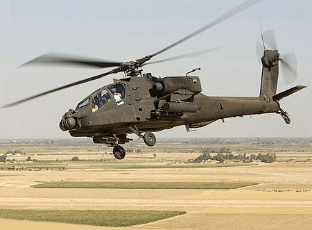 Maquetas hechas - AH-64 Apache Longbow Vista lateral
