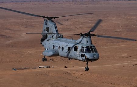 Maquetas hechas - CH-46 Vista lateral