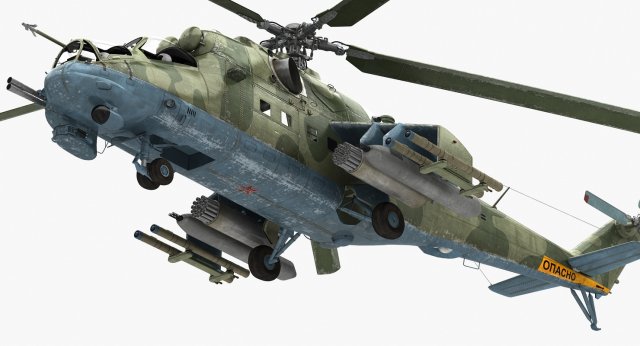 Maquetas hechas - Mil Mi-24 Hind Vista inferior