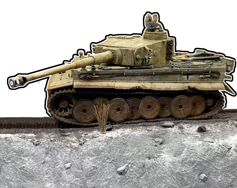 Maquetas hechas - Tiger I de Otto Carius en Narva