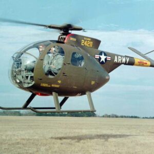 Maquetas hechas - Hughes OH-6 Cayuse Vista lateral