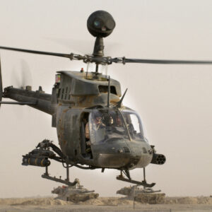 Maquetas hechas - Bell OH-58 Kiowa Vista frontal-lateral
