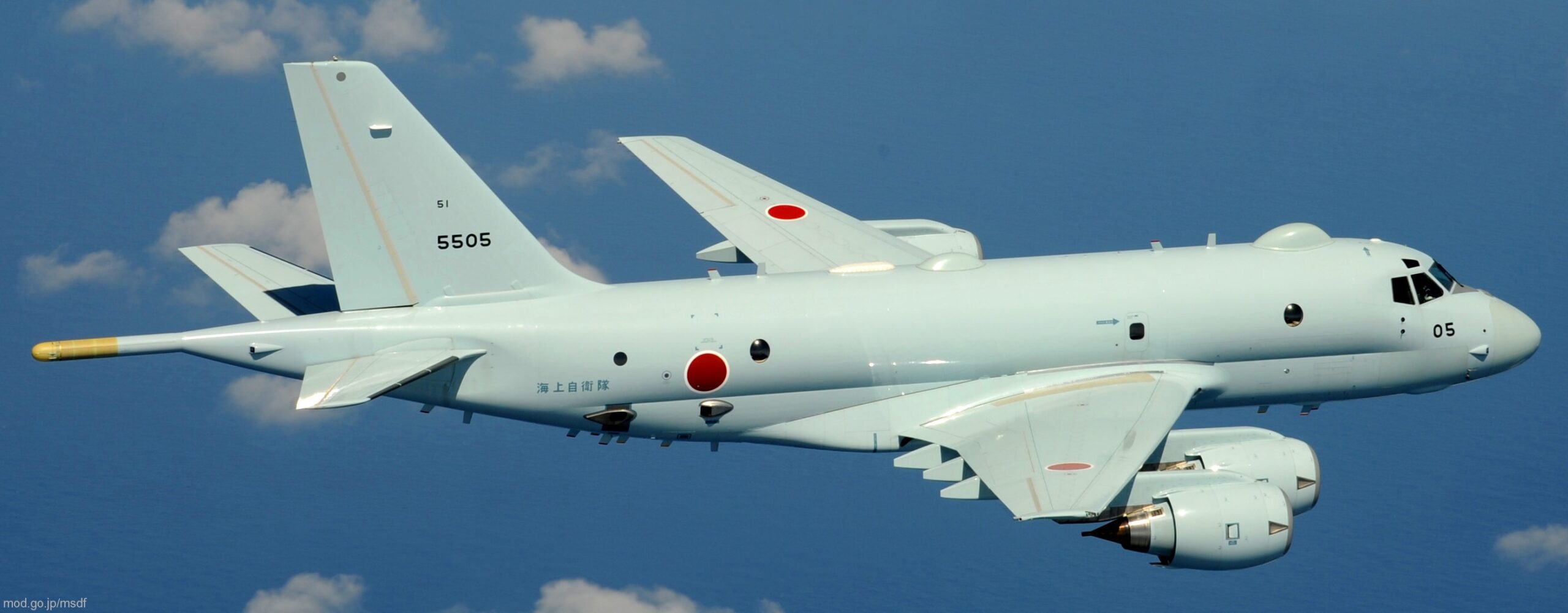 Maquetas hechas - Kawasaki P-1 Vista superior